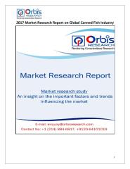 2017 Market Research Report on Global Canned Fish Industry (1).pdf