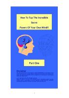 How To Tap The incredible Secret Powers of Your Mind - .pdf